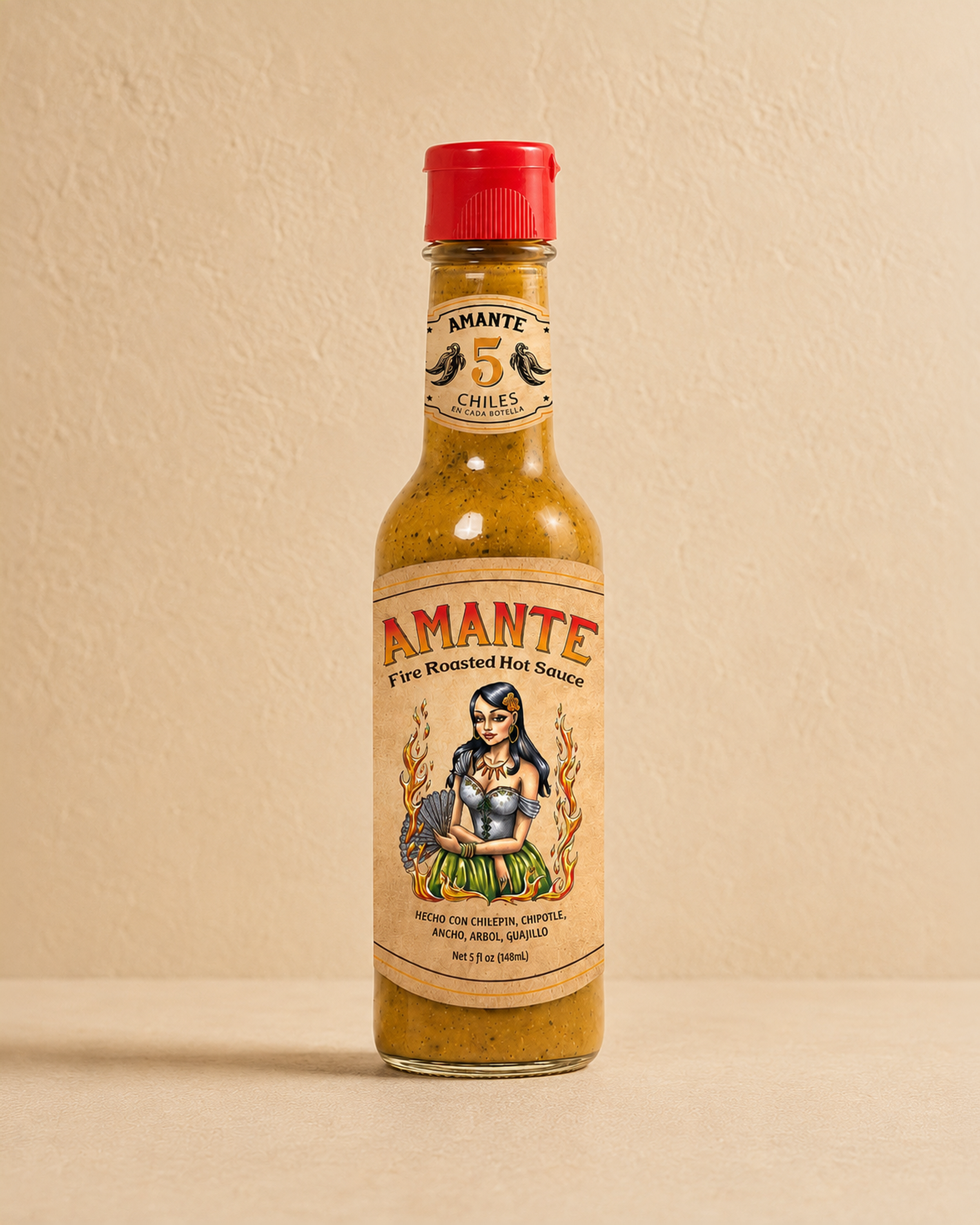 AMANTE Fire Roasted Hot Sauce
