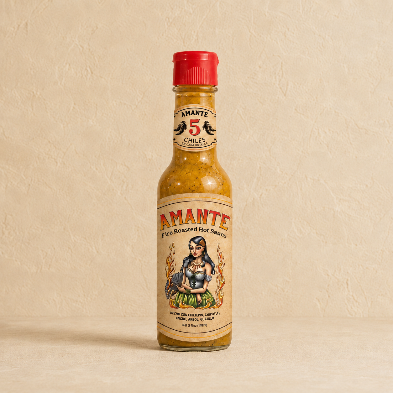AMANTE Fire Roasted Hot Sauce